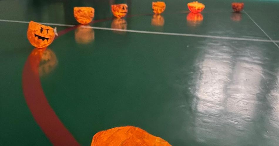 Leuchtende Kürbisse